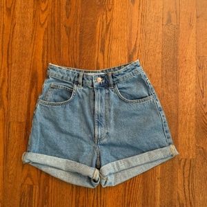 High waist Zara mom shorts